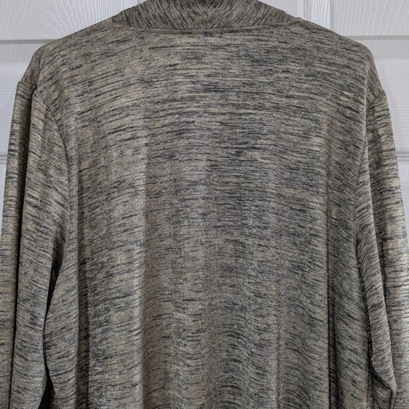 Calvin Klein Women's Open Front Drape Cardigan 1X Gold - Picture 11 of 14